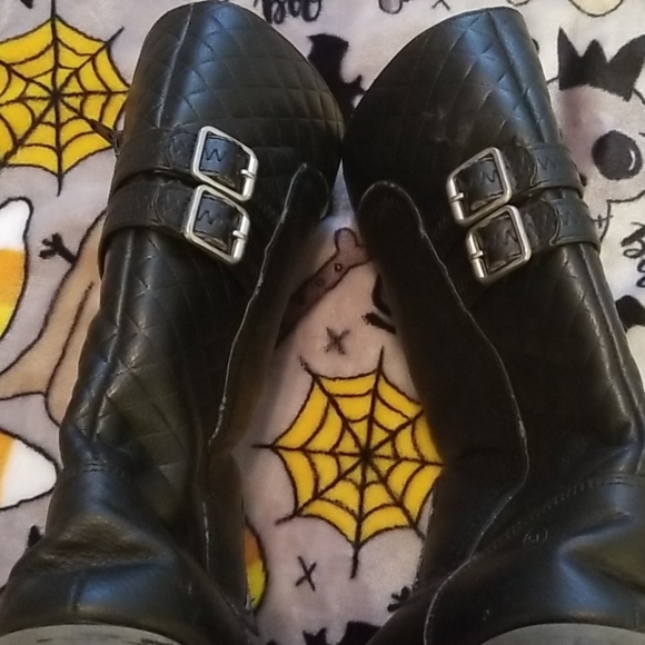 Girl's Black Stride Rite Boots size 11M - Picture 2 of 6